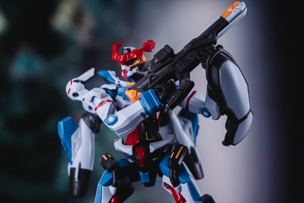 Gundam model kit build