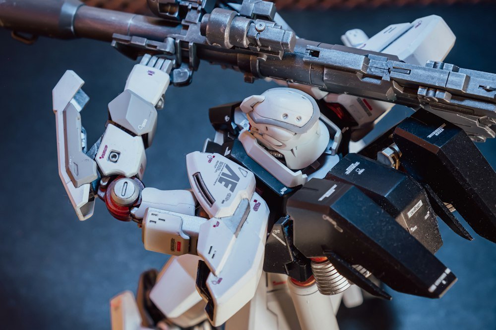 Gundam model kit build